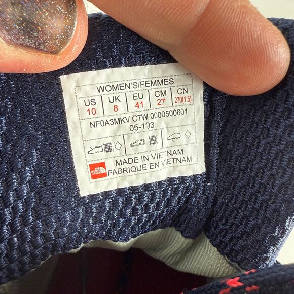 The North Face Ultra Fastpack 3 Mid GTX Boot Womens 10 Navy Lace-Up Hiking Shoes - Picture 10 of 10